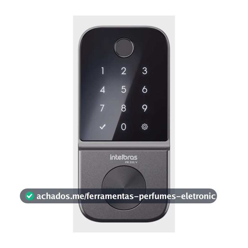 Fechadura Digital de Embutir Biométrica FR 221V Intelbras