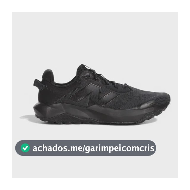 Tênis New Balance Nitrel V6 Masculino Corrida Trilha Preto 42 Br