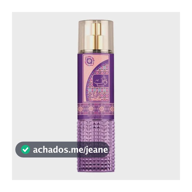Splash Corporal Feminino Al Wataniah Watani Purple 250ml