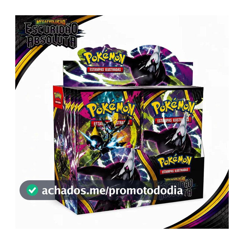 Box Display Pokémon ME05 Escuridão Absoluta