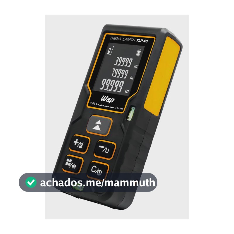 Trena Laser Digital Wap Tlp 40 Profissional 40m Com Cordão