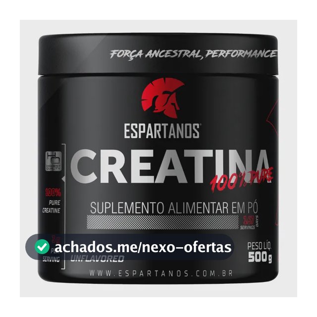 Creatina Espartanos em pó Sem sabor x 500g
