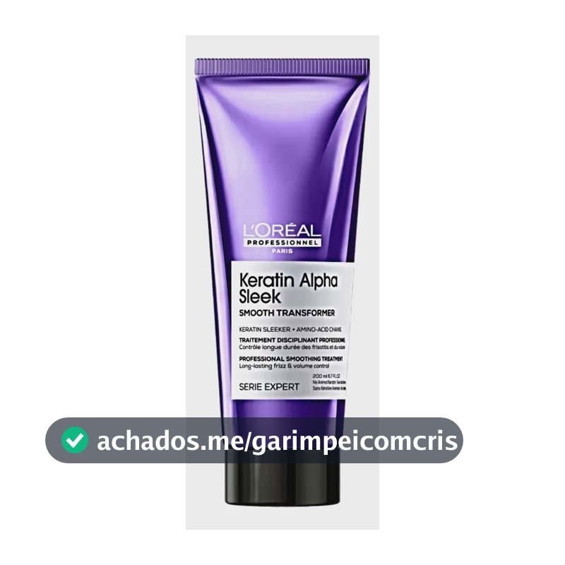 Loréal Keratin Alpha Sleek- Tratamento Intensivo 200ml