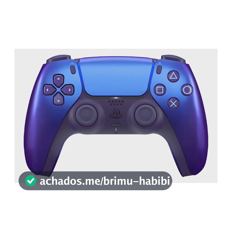Controle Sem Fio Dualsense Playstation 5 Chroma Indigo Cor Azul