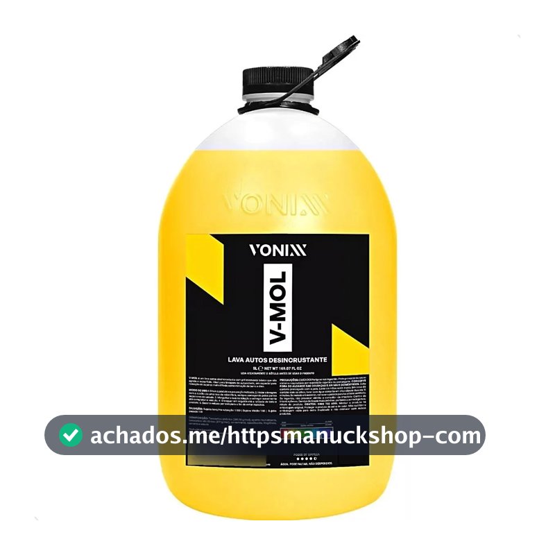 Vonixx V-Mol 5L Desengraxante Automotivo Remove Lama Graxa