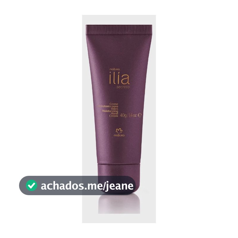 Creme Hidratante Para Mãos Natura Ilía Secreto 40g