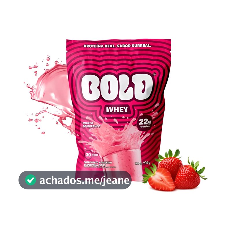 Bold Whey Mousse De Morango Refil 900g