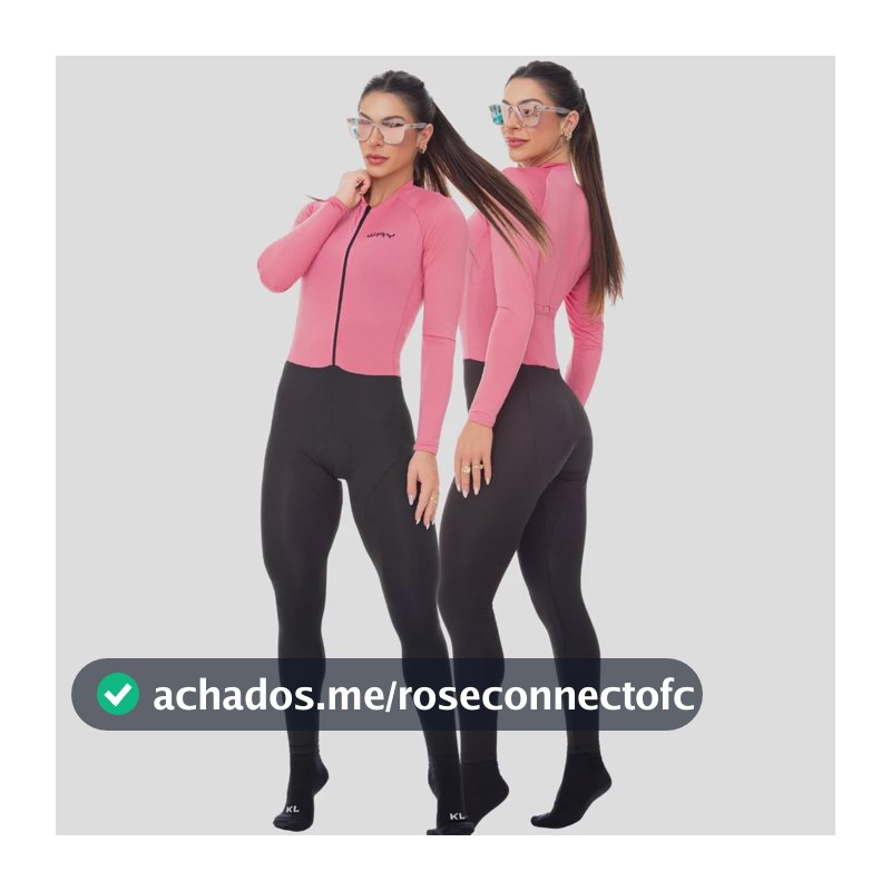 Macacão Perna Longa Manga Longa Macaquinho Feminino Bike Mtb Rosa-claro G