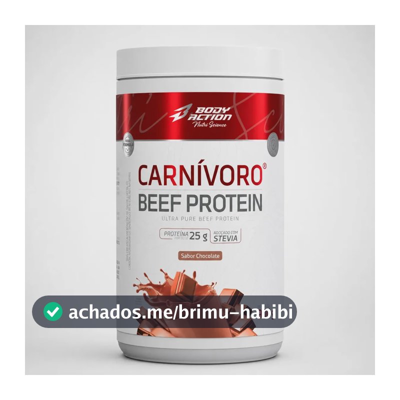 Carnivoro Beef Protein Bodyaction 900g Chocolate