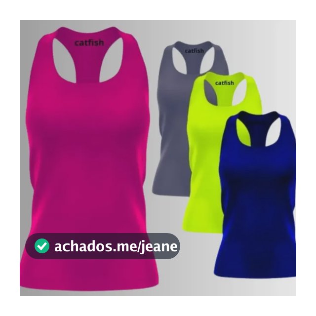 Kit 4 Regata Feminina Dry Fit Roupa Academia Blusa Verão Uv