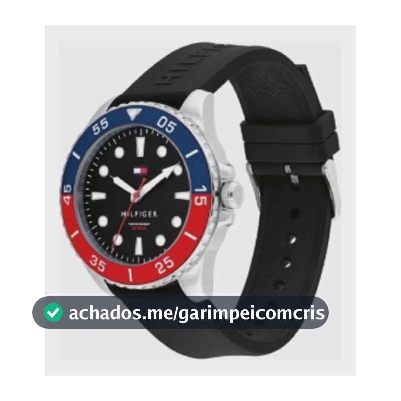 Relógio masculino Tommy Hilfiger Oceanic 1792201 preto