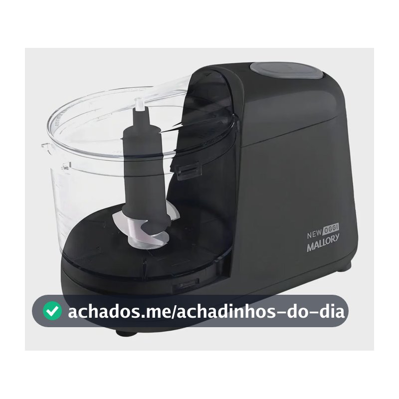 Processador Triturador De Alimentos New Oggi Mallory Cor Preto