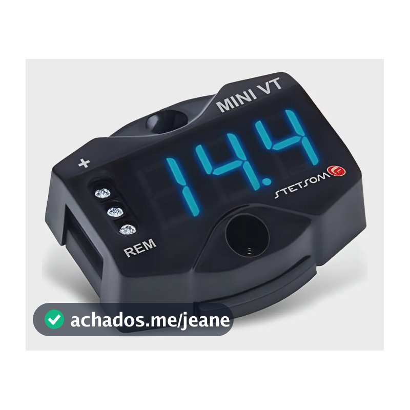 Voltímetro Digital Stetsom Mini Vt Som Automotivo
