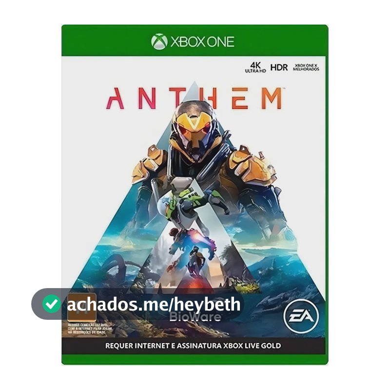 Jogo Anthem Xbox One Br Mídia Física