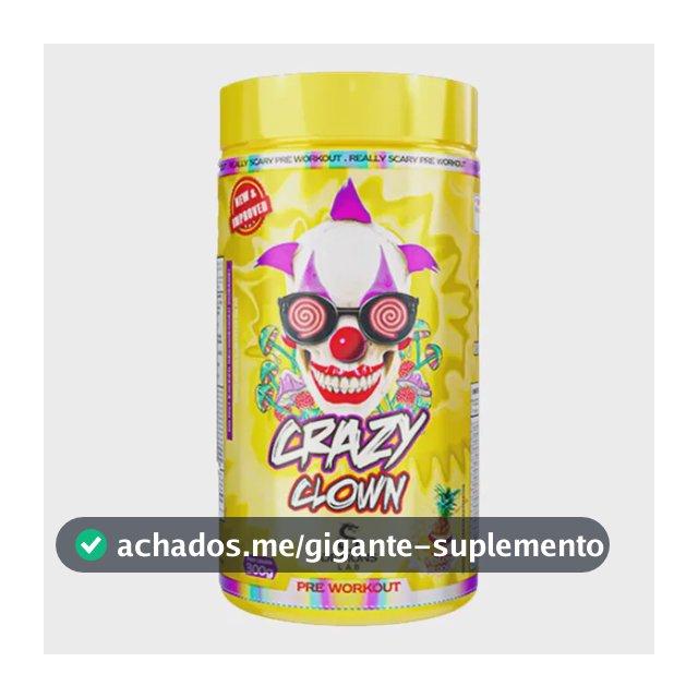 Suplemento Em Pó Crazy Clown Yellow Blood 300g Demons Lab Vitaminas