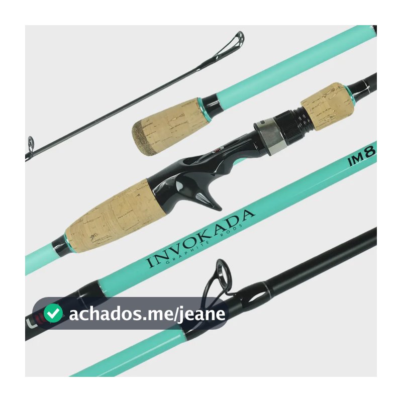 Vara Invokada Pro Cast Blue 5'8  1,73mts 8-20lbs Im8 Lumis Preto