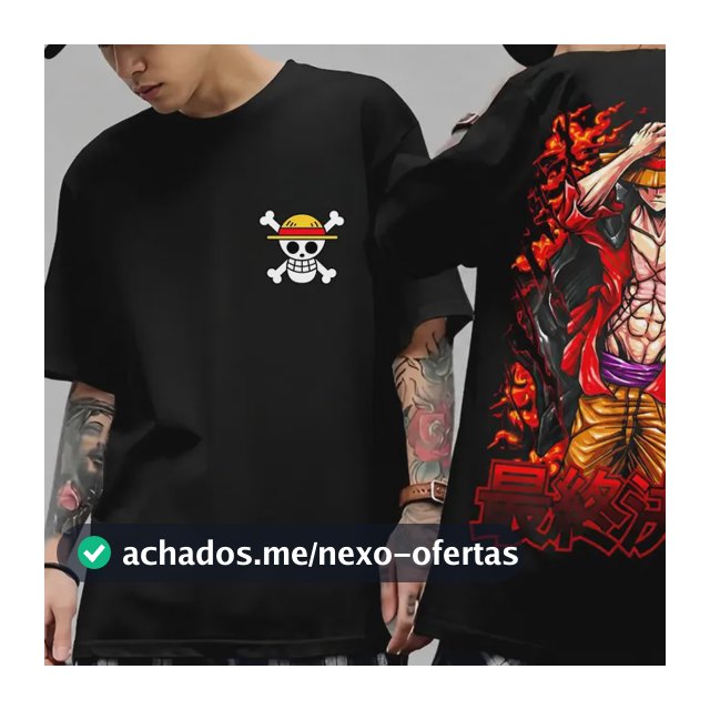Camiseta Luffy One Piece Rei Dos Piratas Gear 5 Camisa Anime
