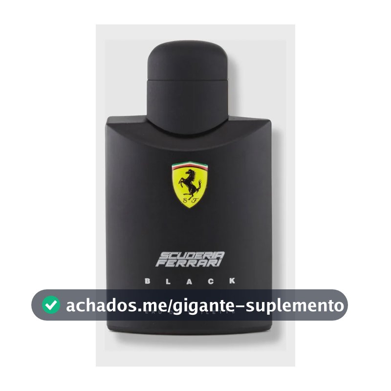 Perfume Ferrari Black Masculino Edt - 125ml