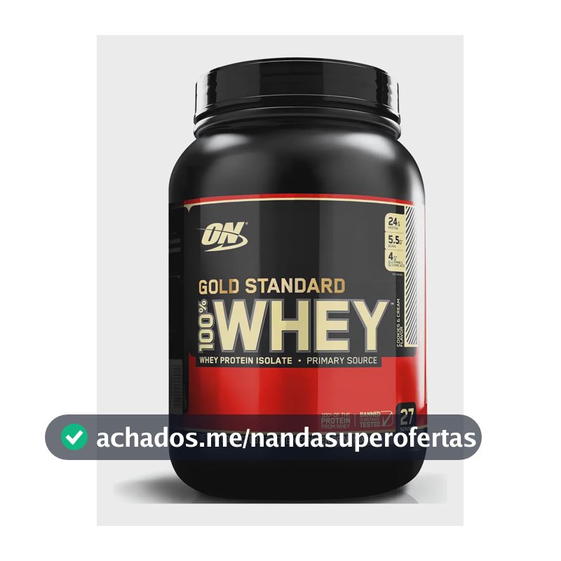 Whey Protein Gold Standard 100% 907g (2 Lbs) Sabor Cookies - Optimum