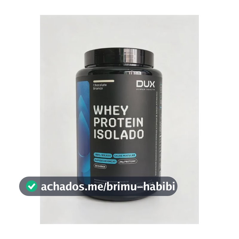 Whey protein Dux Human Health Proteínas Puras em pó sabor Chocolate branco x 900g