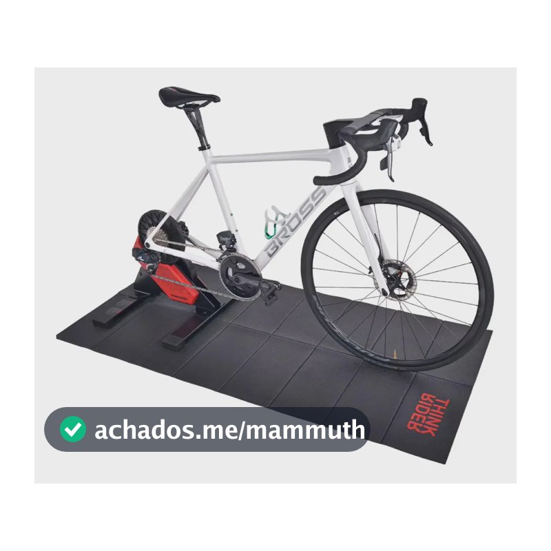 Tapete Para Rolo De Treino Anti Impacto E Ruído Thinkrider