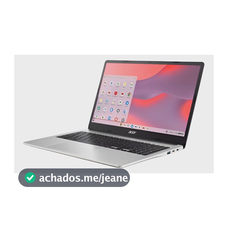 Notebook Acer Chromebook CB315-4H-C0br Ips 15.6 prateado
