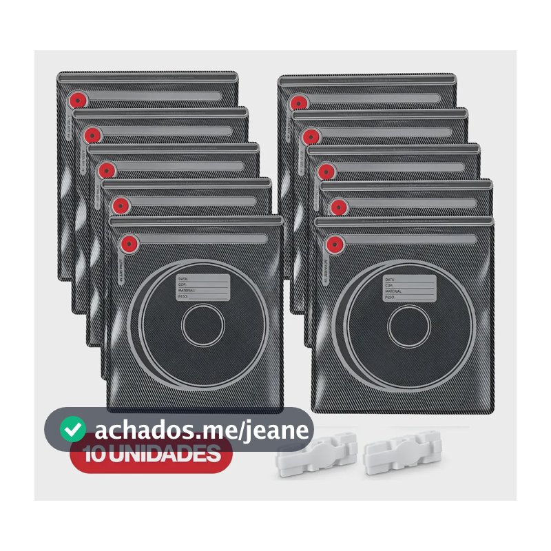 10 Sacos A Vácuo Para Proteção De Filamentos 3d Pla Petg Abs