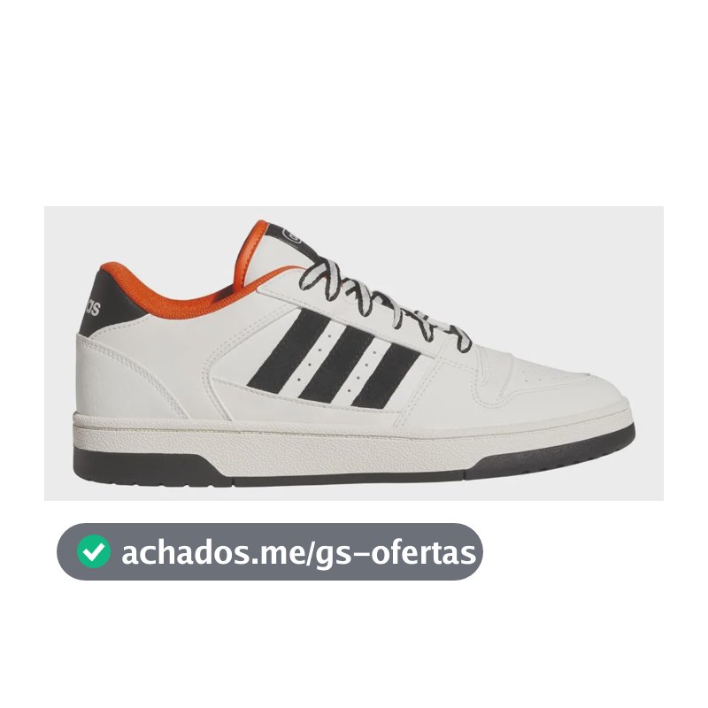 Tênis Masculino Break Start adidas Branco Liso 39 Br