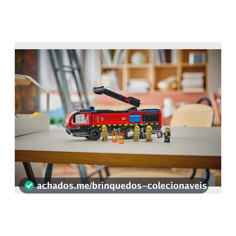 Conjunto de caminhões de bombeiros LEGO® City Airport 60499