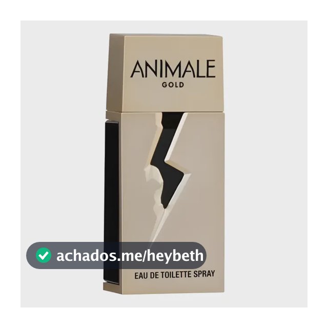 Animale Gold Eau De Toilette Edt Perfume Masculino 30ml