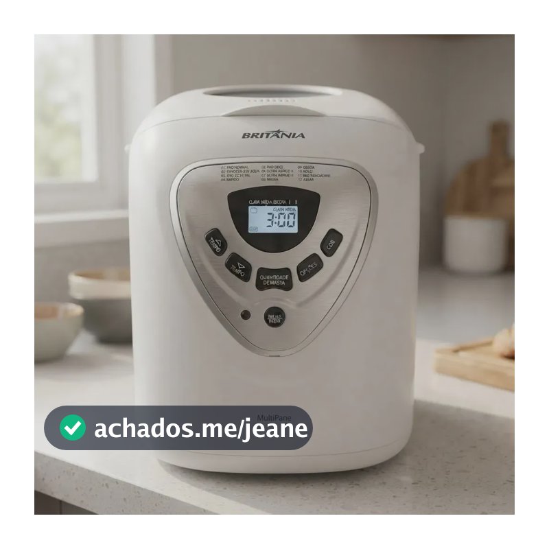 Panificadora Multipane Branca Britânia