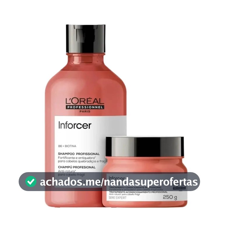 L'oréal Professionnel Inforcer Kit Shampoo 300ml e Máscara 250ml