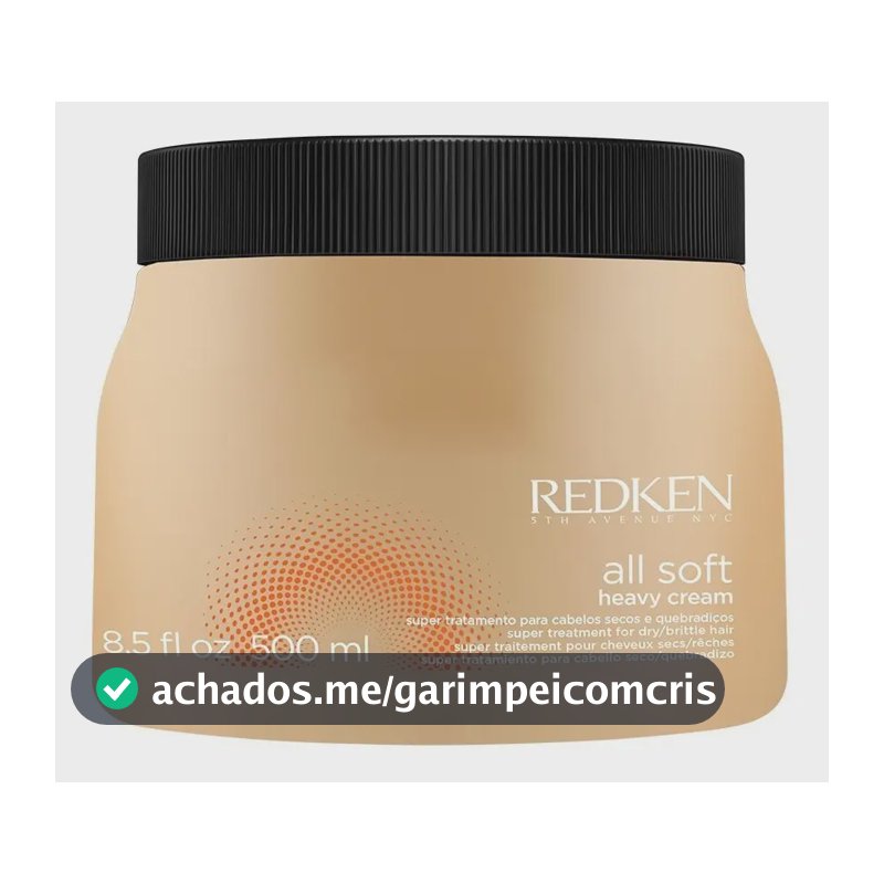 Máscara De Tratamento Anti-frizz All Soft 500ml Redken
