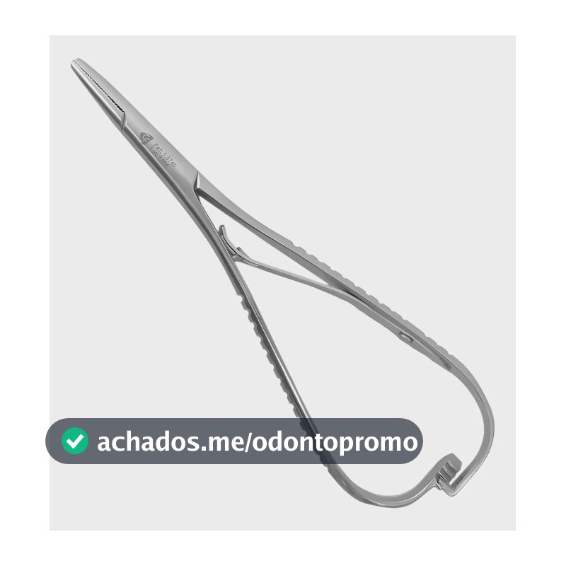Porta Agulha Mathie 12cm Cirúrgico Cooperflex Porta Agulha
