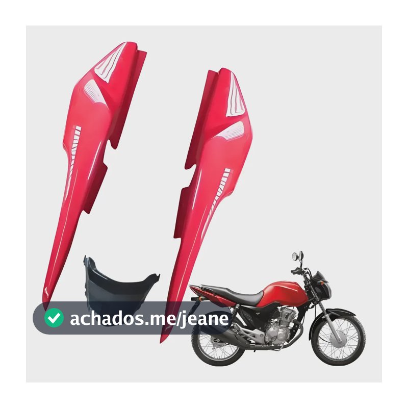 Carenagem Rabeta Traseira Fan 160 Start 160 2016 A 2022