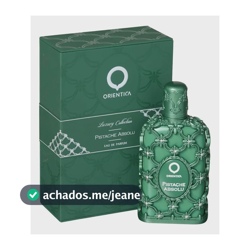 Perfume Orientica Pistache Absolu 80ml Eau De Parfum Premium Unissex Gourmand Oriental Árabe Pistache Baunilha Sândalo Cedro