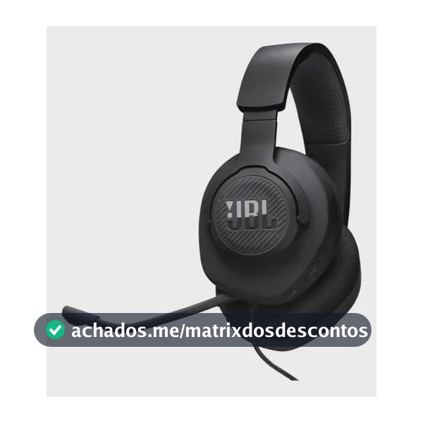 Fone de Ouvido JBL Quantum 100M2 Gamer Over-ear com Microfone Removível para PS4 e PS5