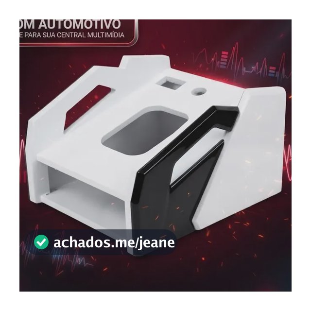 Rack Para Mesa De Som Automotivo Móvel 1 Din Baixo Pintado