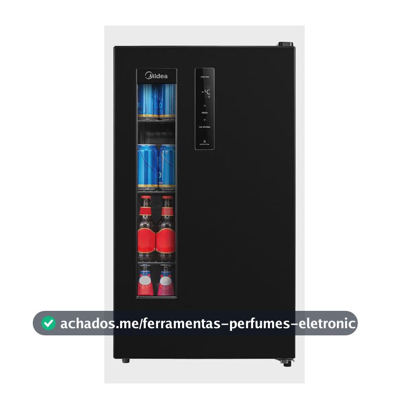 Cervejeira Midea Mdrx150fggdx Frost Free 82L Preto