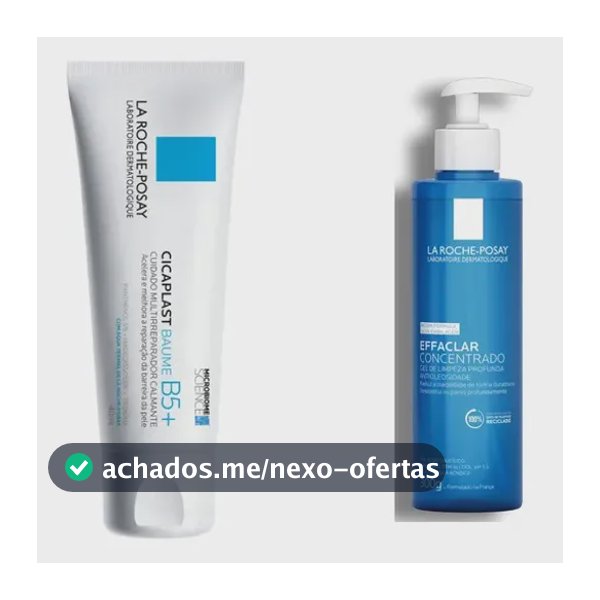 Kit Pele Sensível  Cicaplast Baume B5+ 40ml La Roche-posay + Gel Effaclar 300g La Roche-posay