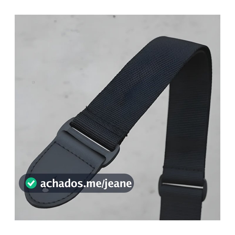 Correia Violão Guitarra Baixo Ukulele Cavaco Stringsonline Preto