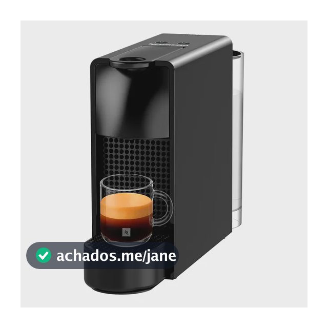 Cafeteira Nespresso Essenza Mini Preta 127V