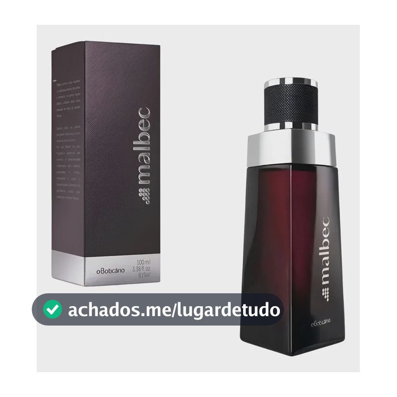 Perfume Malbec Tradicional 100ml O Boticário Masculino