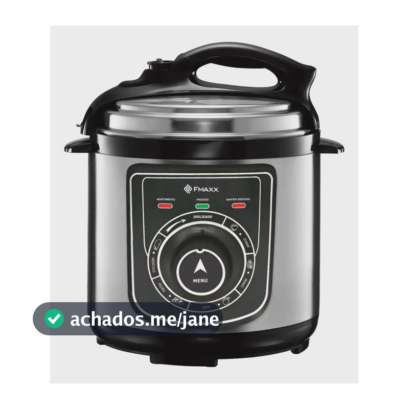 Panela De Pressão Elétrica Fmaxx Chef 4 Litros 800w Prateado 60hz