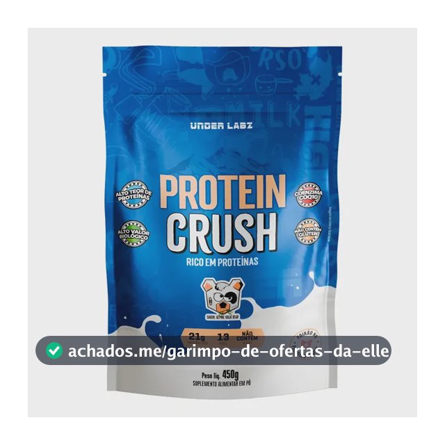 Whey Protein Crush 100% Concentrado Under Labz Coq10 450g Alpine Milkbear 450g
