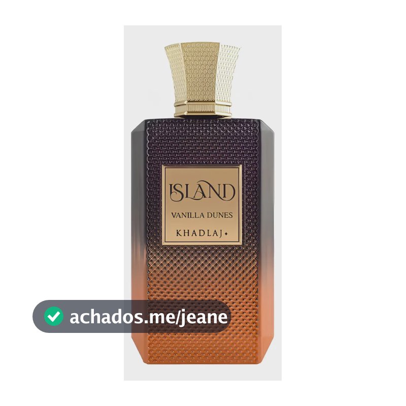 Perfume Árabe Khadlaj Island Vanilla Dunes 100ml Edp