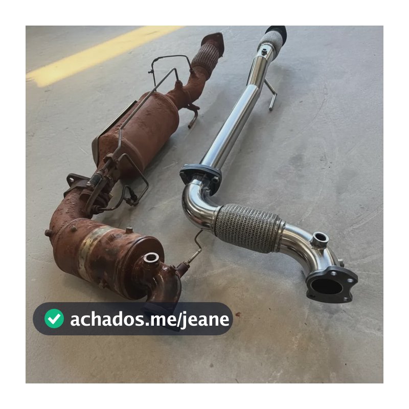 Downpipe S10 ,  S 10  2,5pol.  2022 , 2023 , 2024, 2025 Inox 304