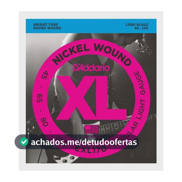 Encordoamento Contrabaixo Exl170 Daddario