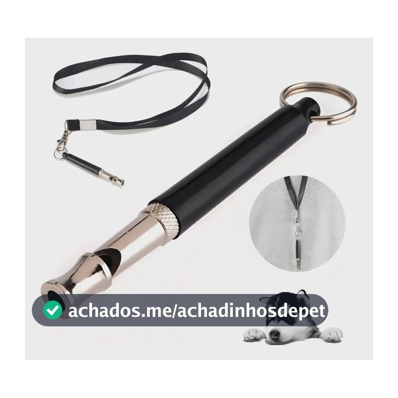 Apito Ultrassônico Adestramento Cães Treinamento
