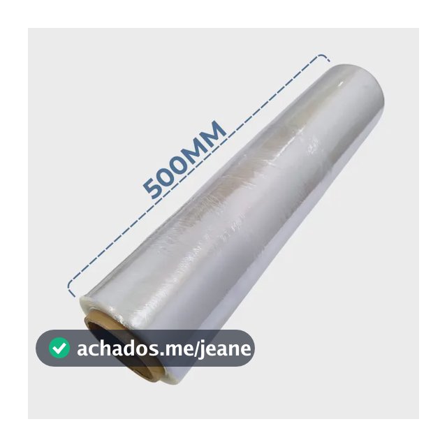 Plastico Filme Stretch 50x220m 2,5kg Transparente Acesso® Embalagem 25 Micras Bobina Film Strech Pallet